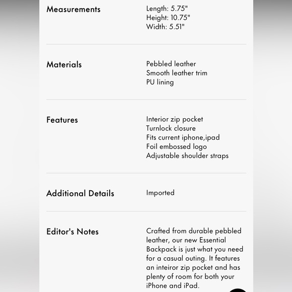 Kate Spade Backpack - Picture 15 of 16